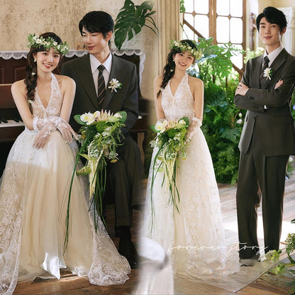 Photo Studio Spring Theme Long Dress