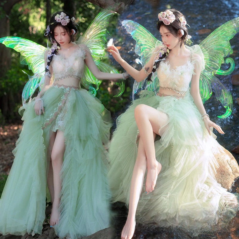 Photo Studio Spring Theme Long Dress