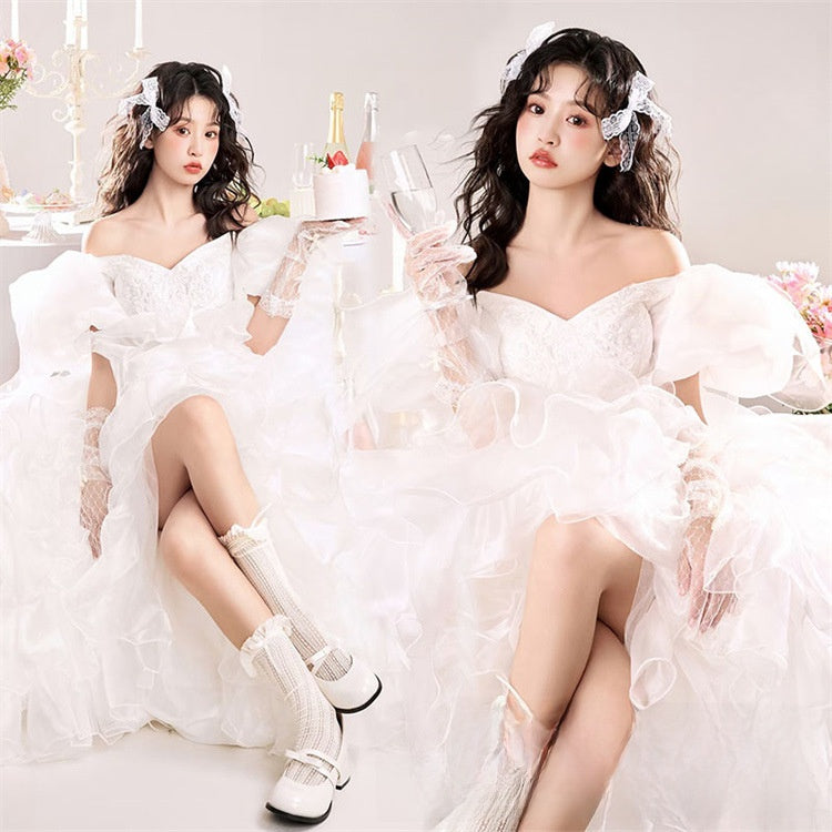 Photo Studio Spring Theme Long Dress