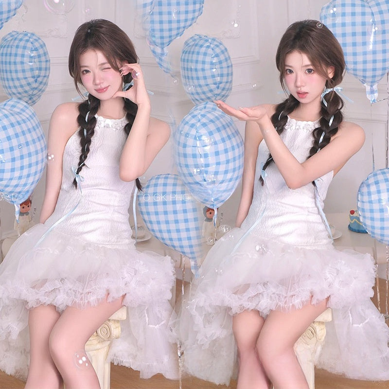 Photo Studio Spring Theme Long Dress
