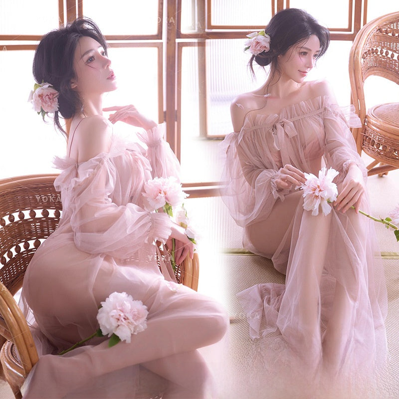 Photo Studio Spring Theme Long Dress