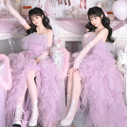 Photo Studio Spring Theme Long Dress