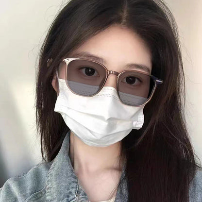 Photochromic Blue Light Protection Glasses Square Frame