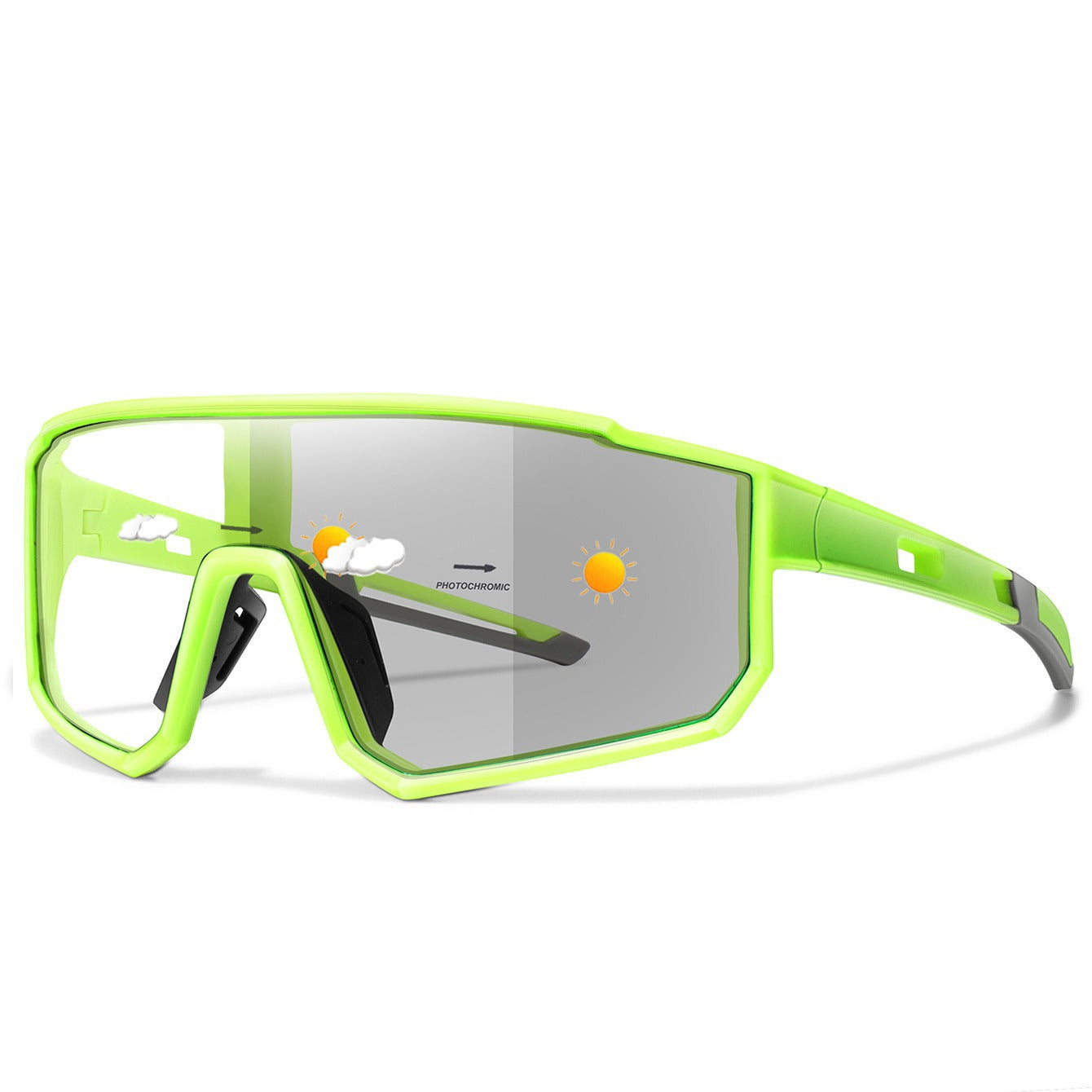 Photochromic Sports Sunglasses with UV Protection