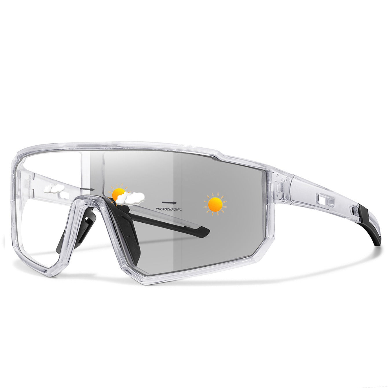 Photochromic Sports Sunglasses with UV Protection