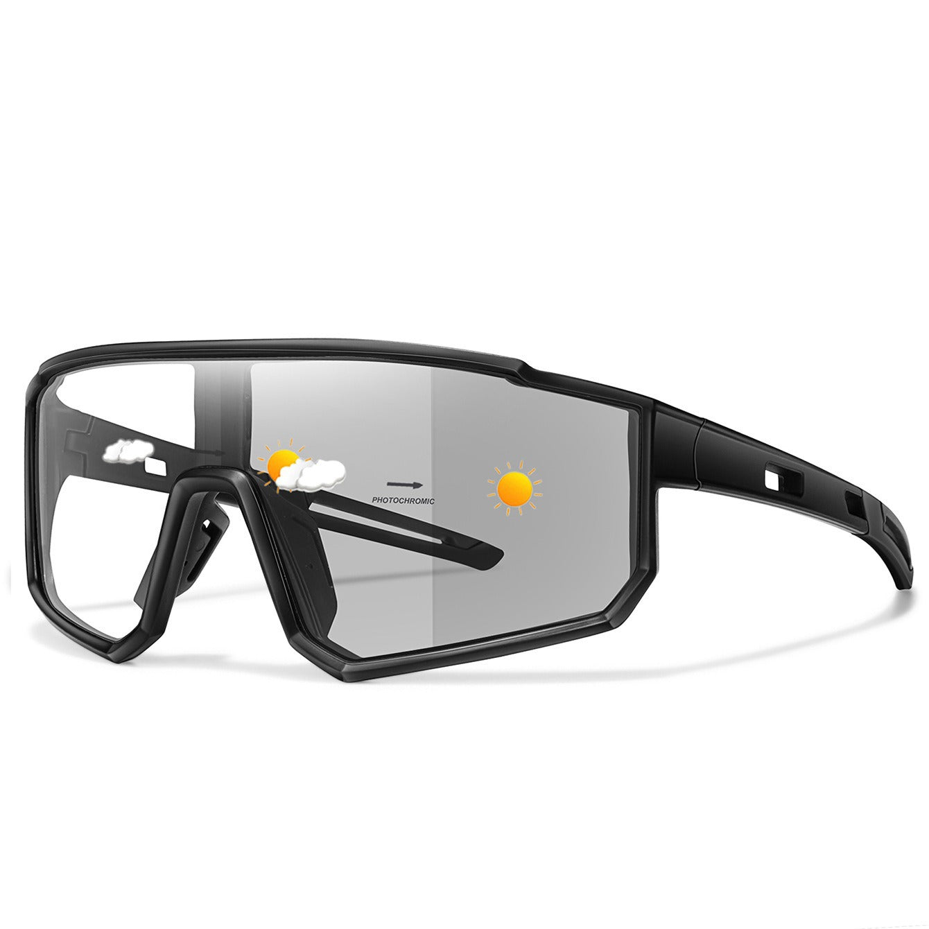 Photochromic Sports Sunglasses with UV Protection