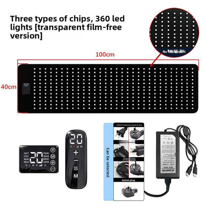 Phototherapy Heating Mat with Red Light and Vibration Massage