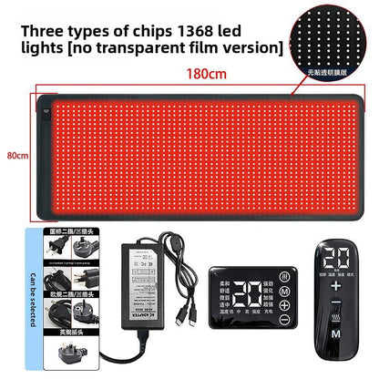 Phototherapy Heating Mat with Red Light and Vibration Massage
