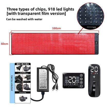 Phototherapy Heating Mat with Red Light and Vibration Massage