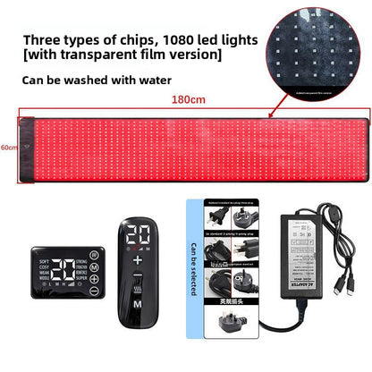 Phototherapy Heating Mat with Red Light and Vibration Massage