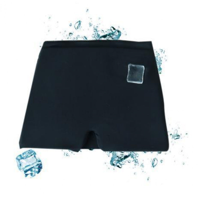 Physical cooling gel headgear