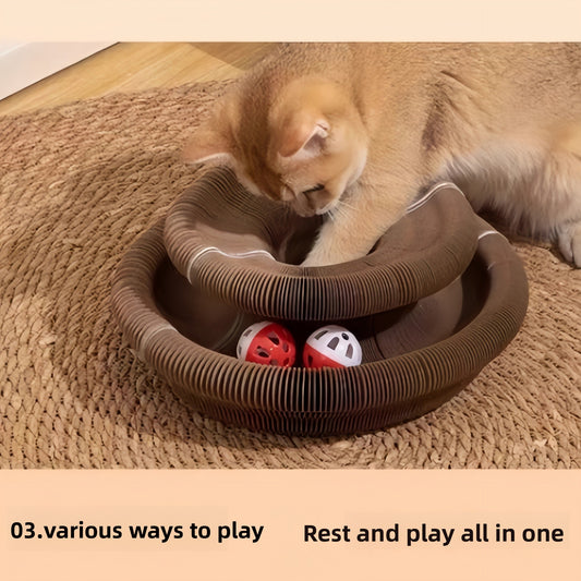 Piano cat scratching pad