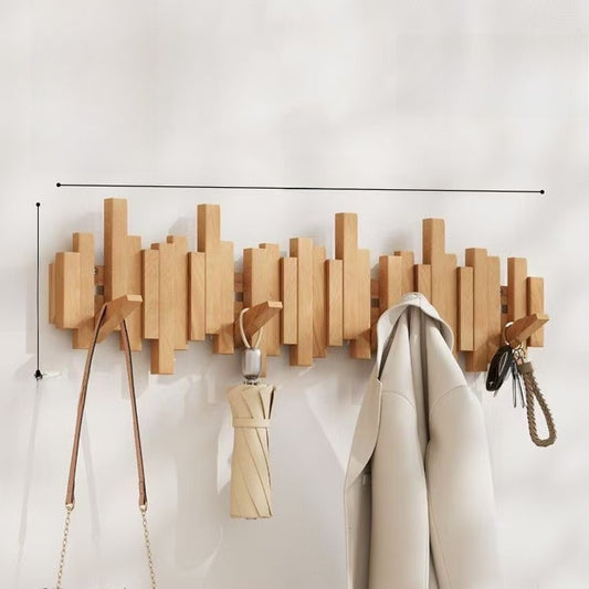 Piano key coat hanger