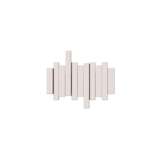 Piano key coat hanger