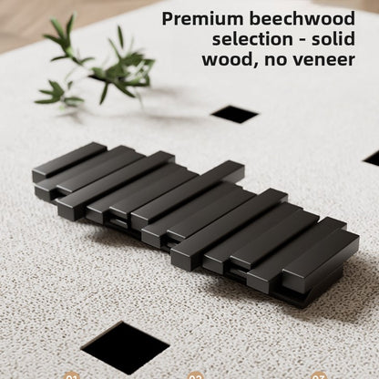 Piano key coat rack