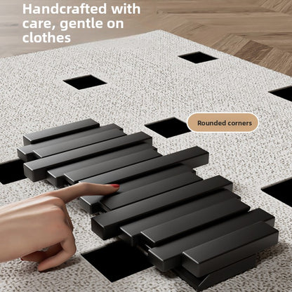 Piano key coat rack