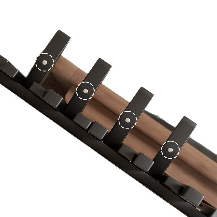 Piano key coat rack