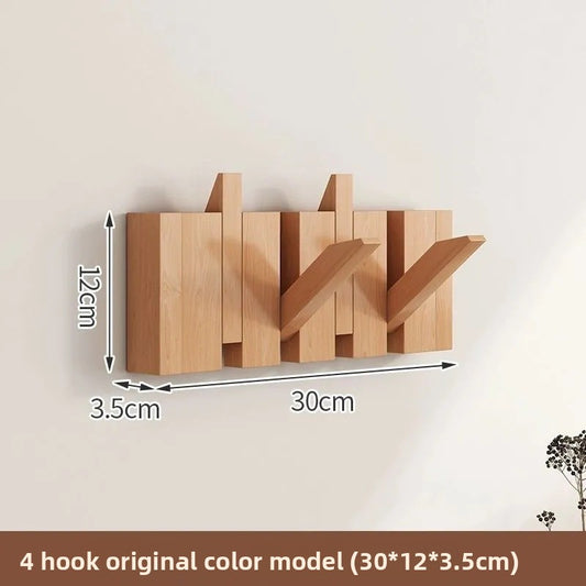 Piano-key wall-mounted coat hook