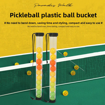 Pickleball ball-catching bucket