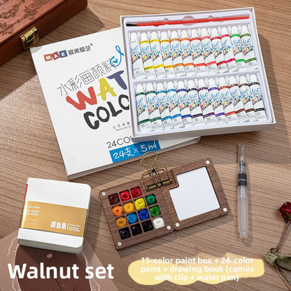 Pigment wooden box