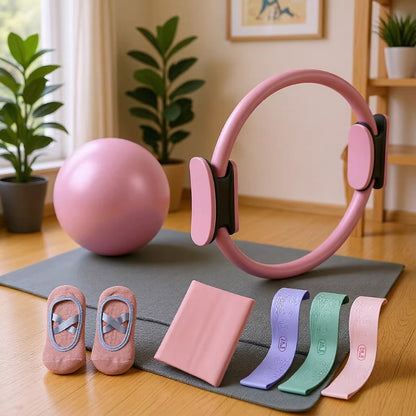 Pilates Circle Yoga Resistance Bands Set