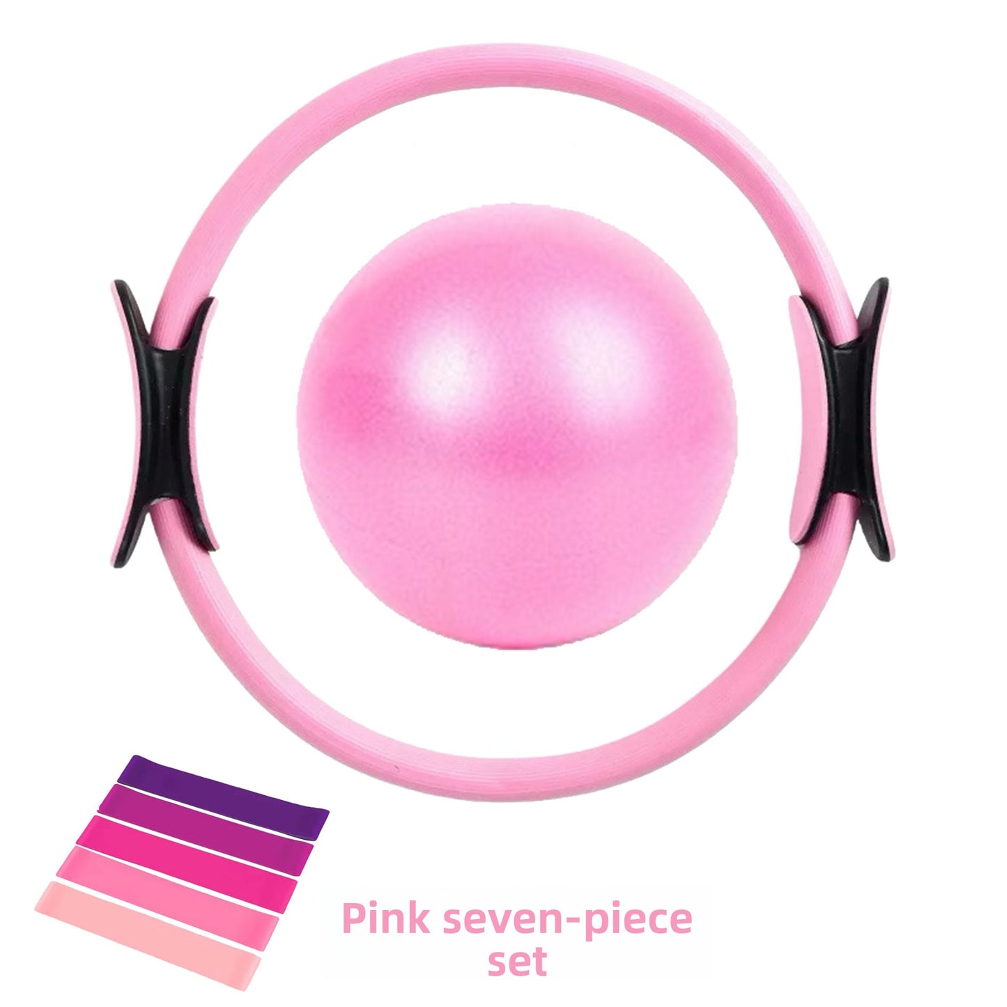 Pilates Elastic Resistance Ring Set