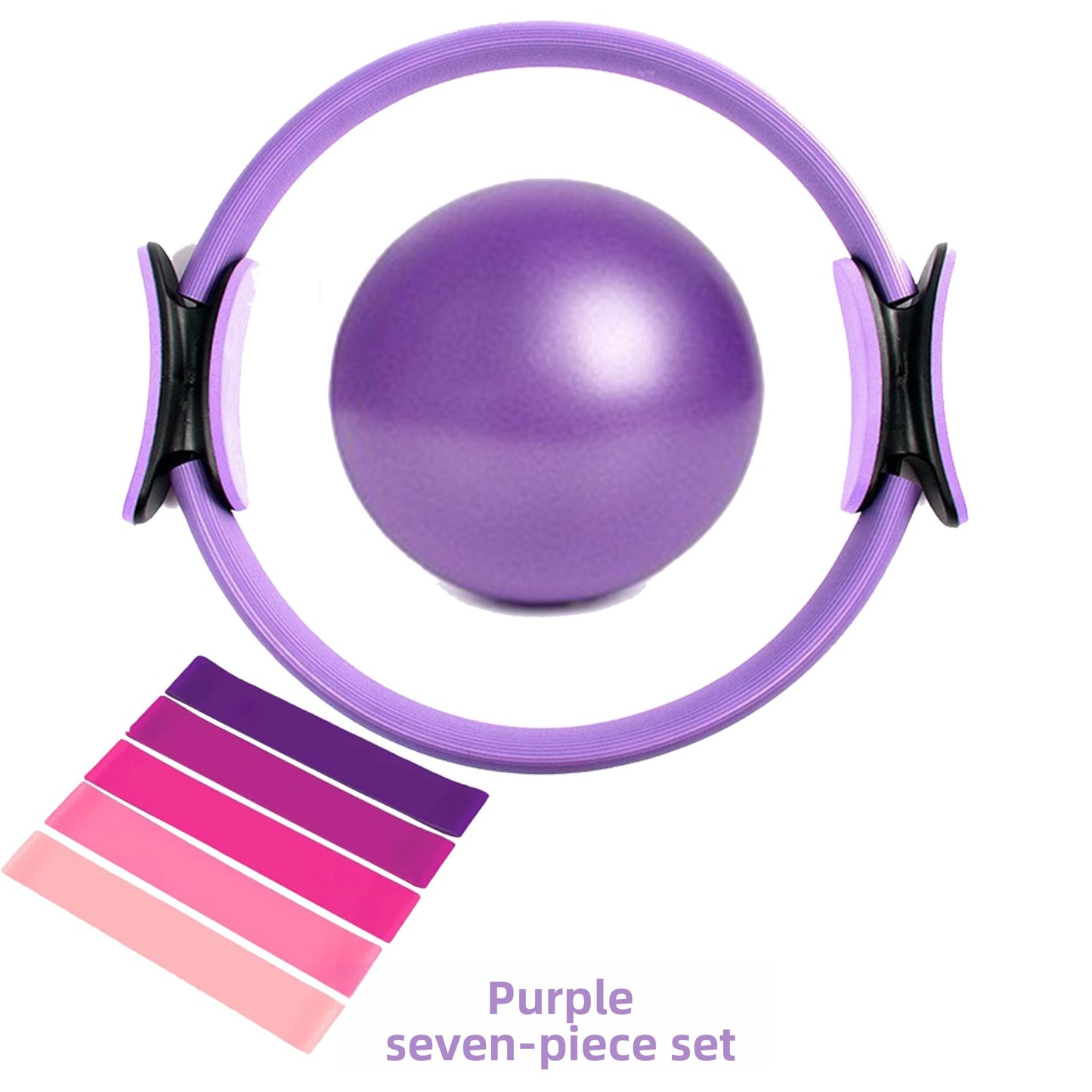 Pilates Elastic Resistance Ring Set