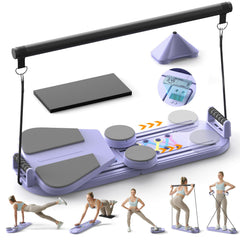 Purple With Pilates stick