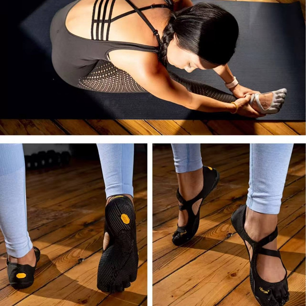 Pilates split-toe dance shoes