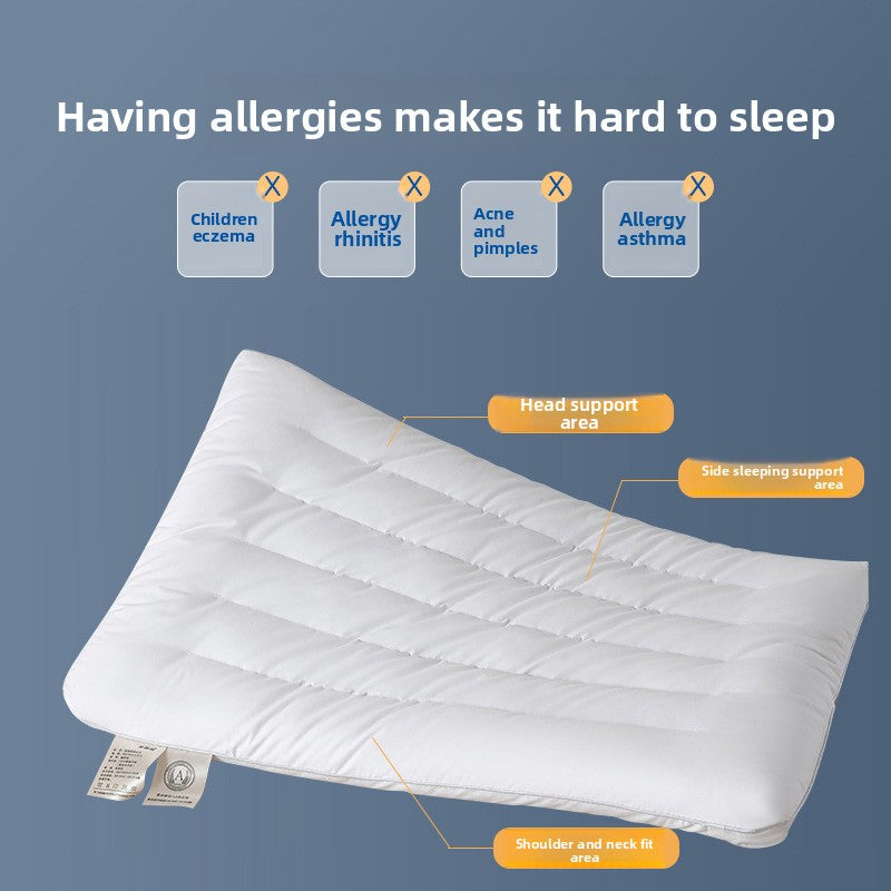 Pillow cervical spine protection to help sleep