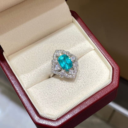 Pillow-Cut Colored Gemstone Ring