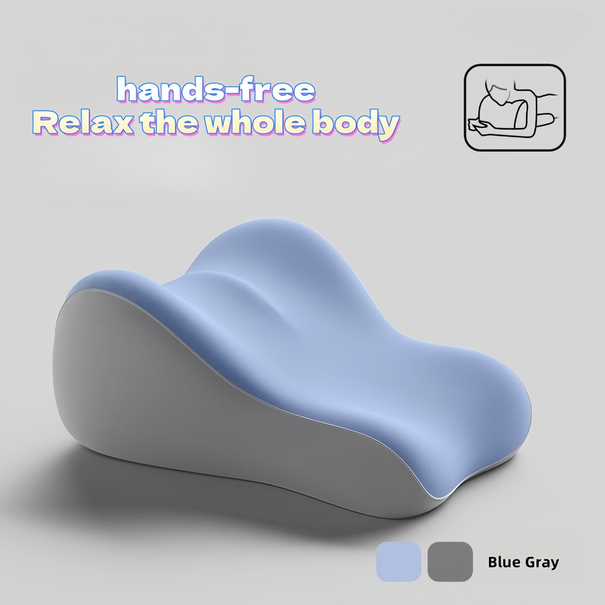 Pillow for couples lying down