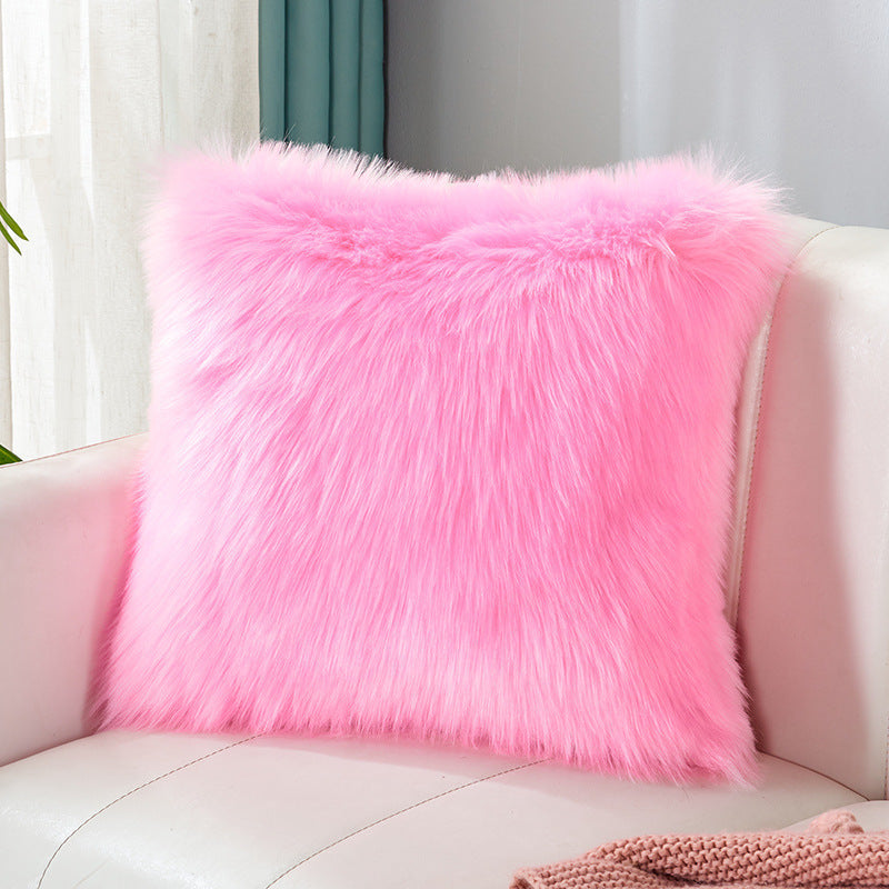 Pillowcase Plush Pillow Cushion Sofa Bay