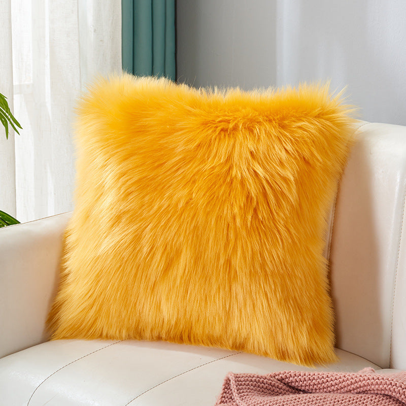 Pillowcase Plush Pillow Cushion Sofa Bay