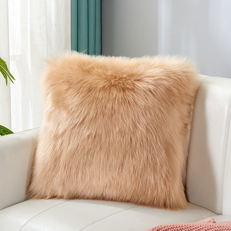 Pillowcase Plush Pillow Cushion Sofa Bay