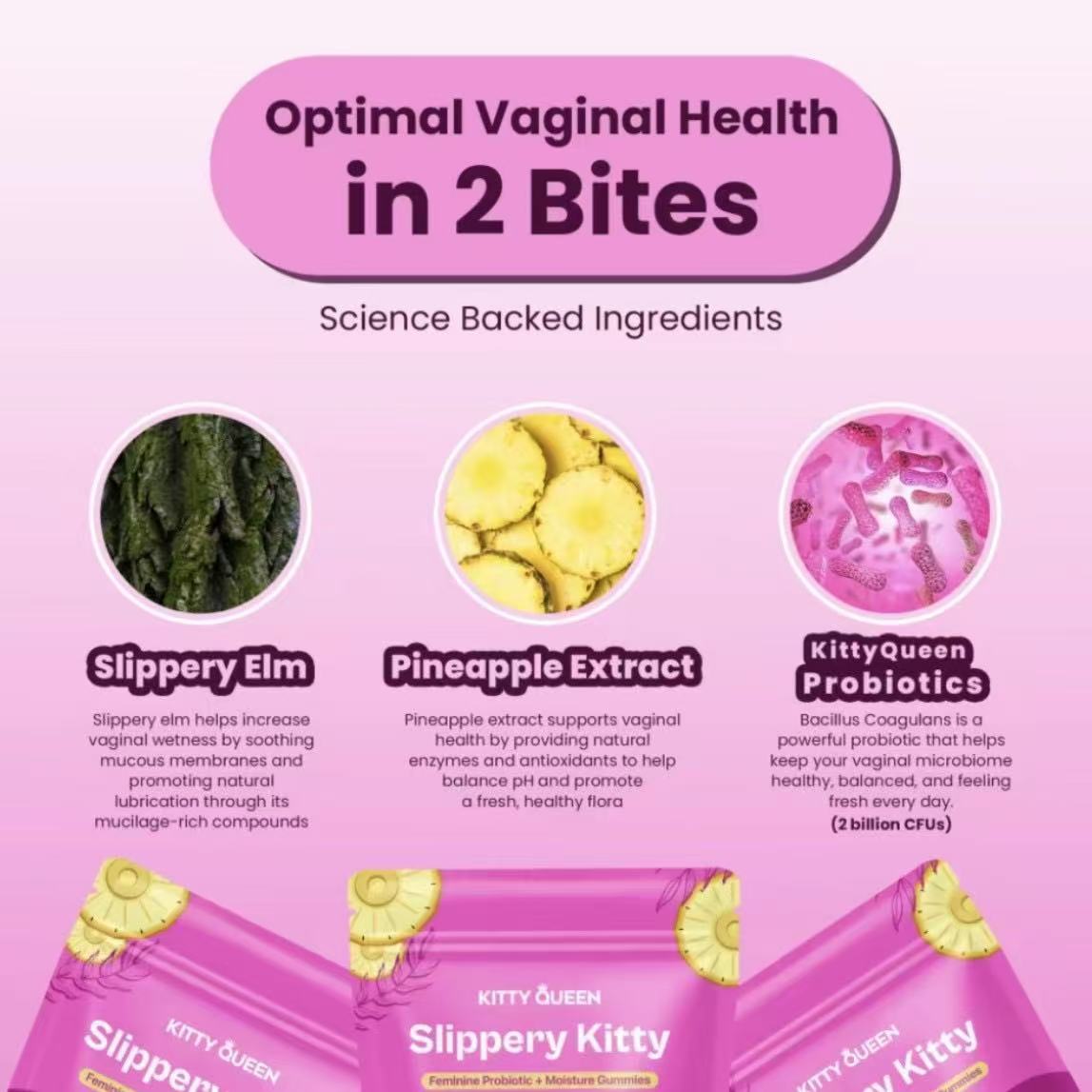 Pineapple Probiotic Gummies for Women
