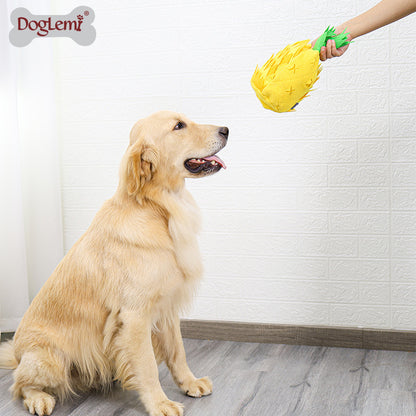 Pineapple sniffing pet toys