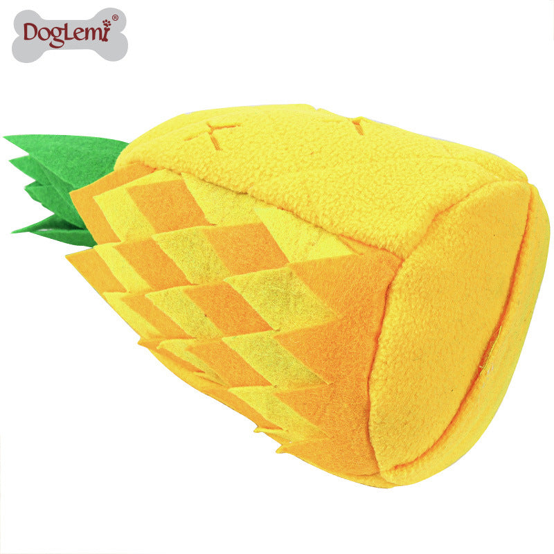 Pineapple sniffing pet toys
