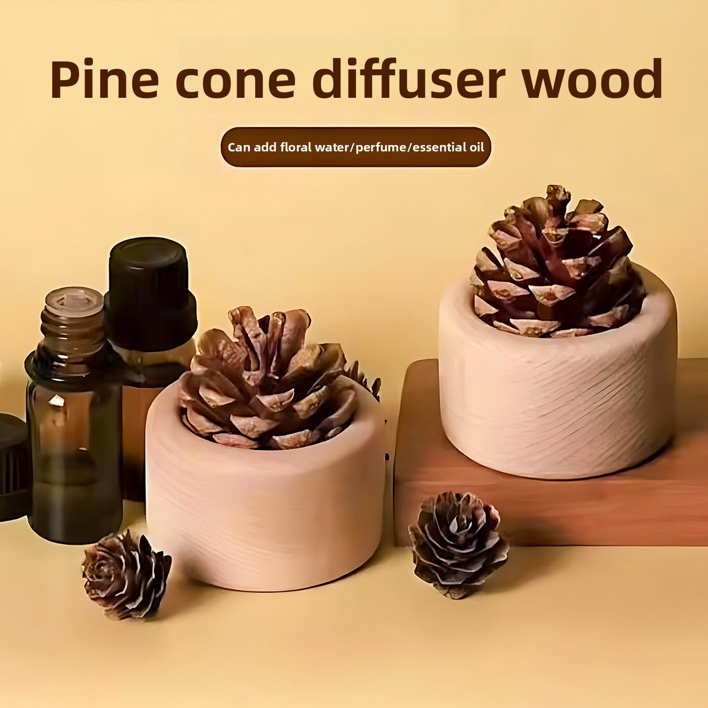Pinecone Diffuser Wood