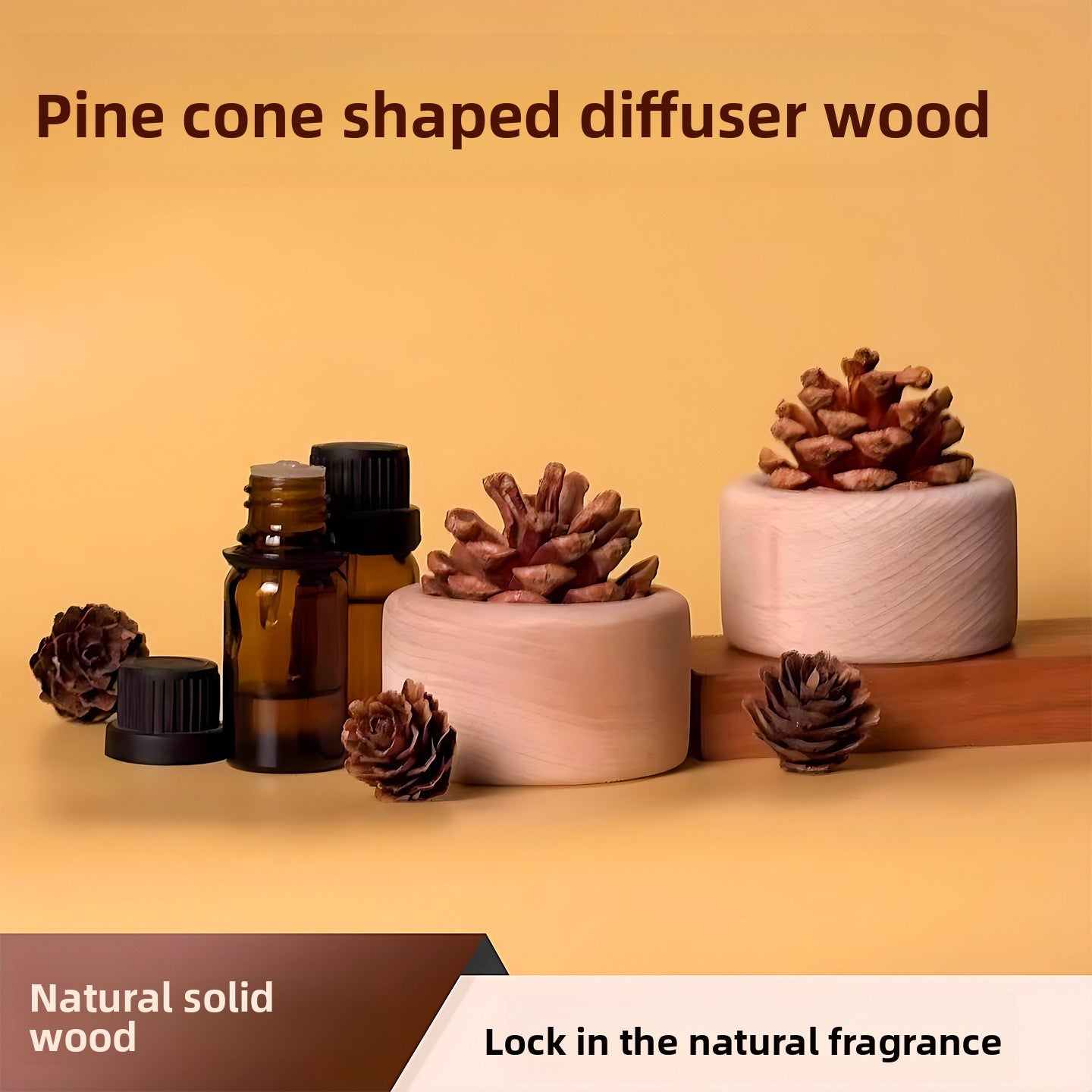 Pinecone Diffuser Wood