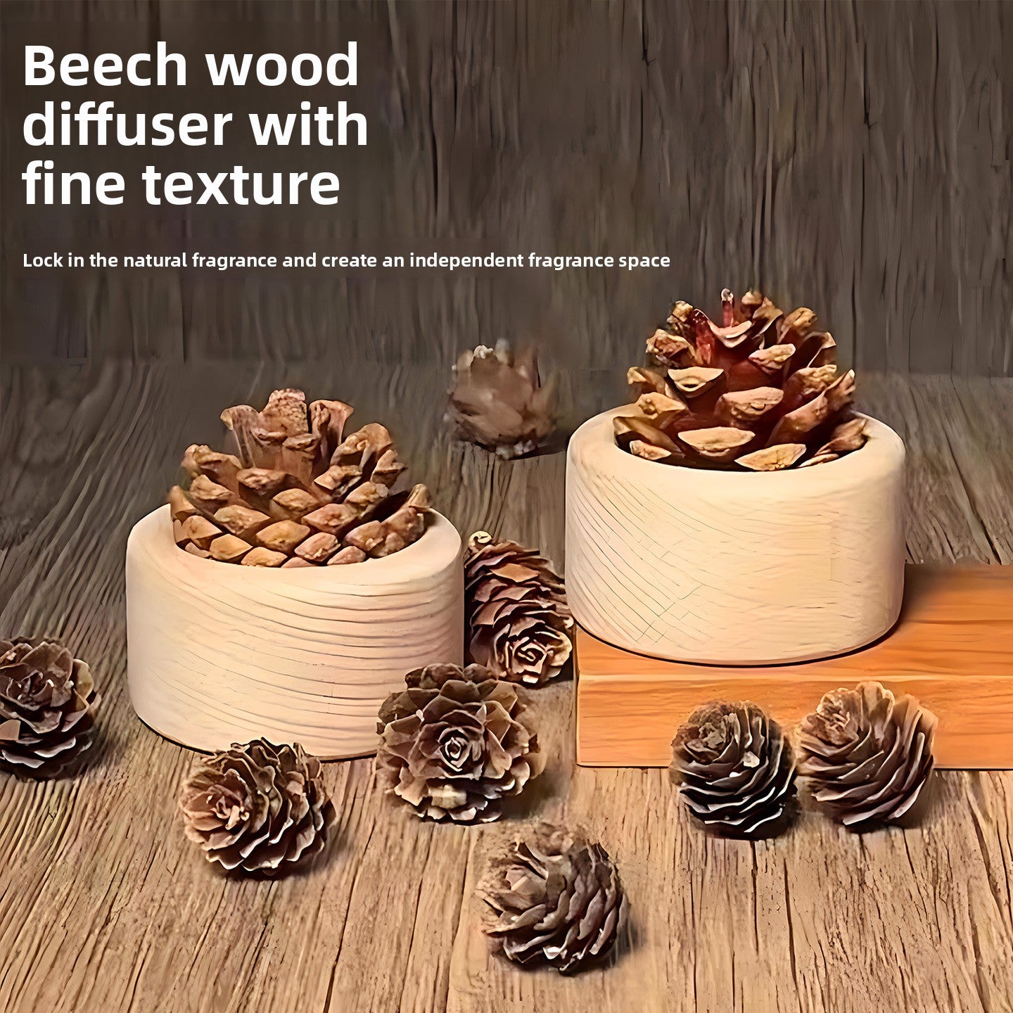 Pinecone Diffuser Wood