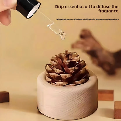 Pinecone Diffuser Wood