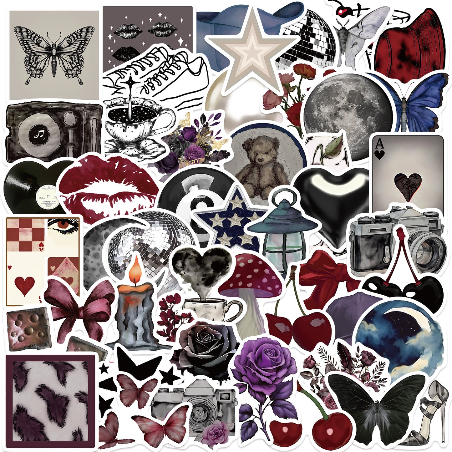 Pink Aesthetic Graffiti Stickers