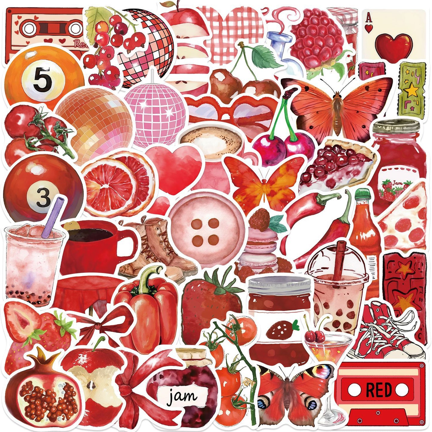 Pink Aesthetic Graffiti Stickers