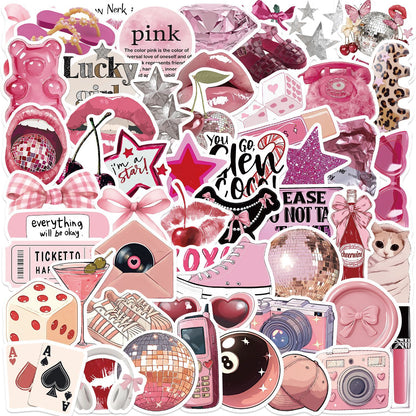 Pink Aesthetic Graffiti Stickers