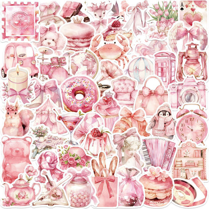 Pink Aesthetic Graffiti Stickers