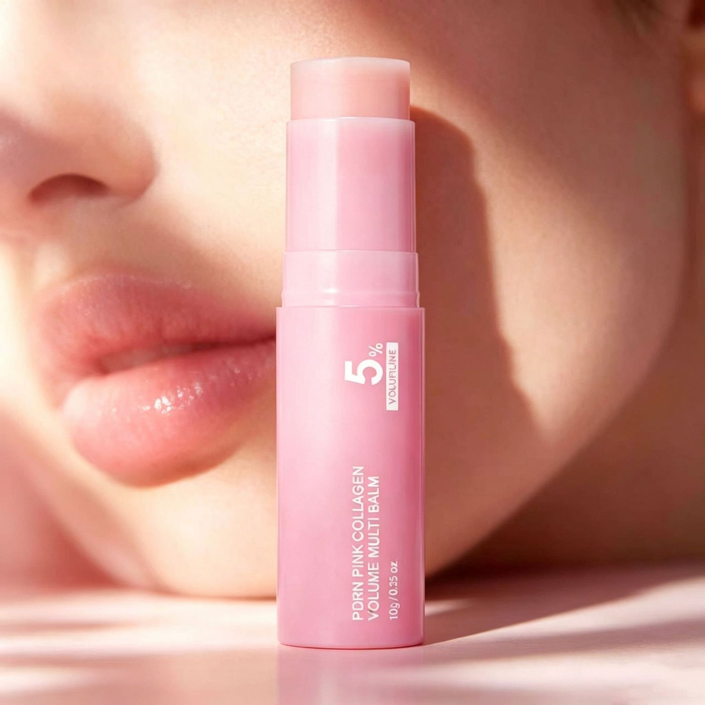 Pink Collagen Multi-Effect Balm Essence Stick for Skin to Regain Youthful Radiance