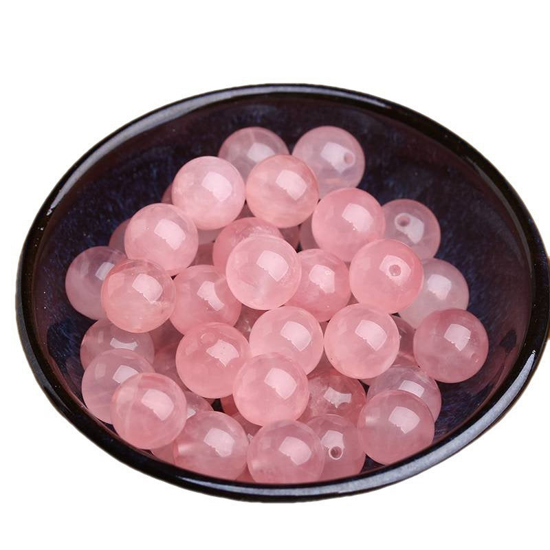Pink Crystal Round Beads