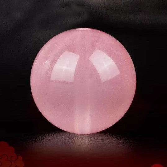 Pink Crystal Round Beads