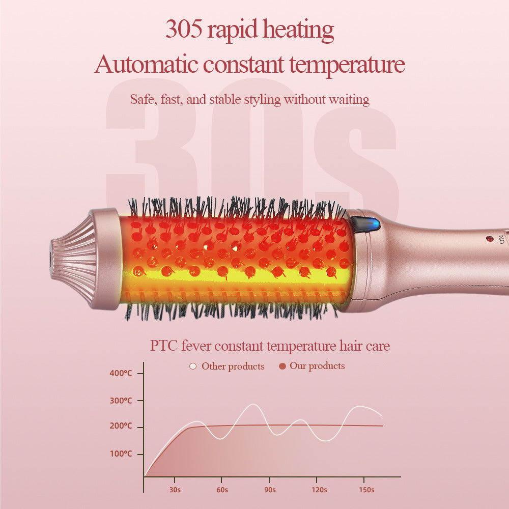 Pink Electric Curling Brush